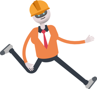 İnsansı Robot Mühendis Karakteri Çizimi