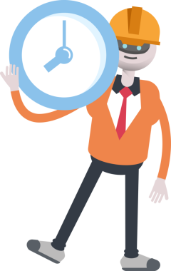 İnsansı Robot Mühendis Karakteri Saati