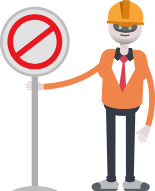 İnsansı Robot Mühendis Karakteri ve Yasak İmza