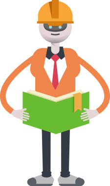 İnsansı Robot Mühendis Karakteri Okuma Kitabı