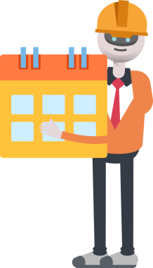 İnsansı Robot Mühendis Karakteri Tutma Takvimi