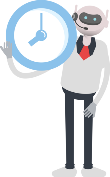 Operatör Robot Karakteri Tutma Saati