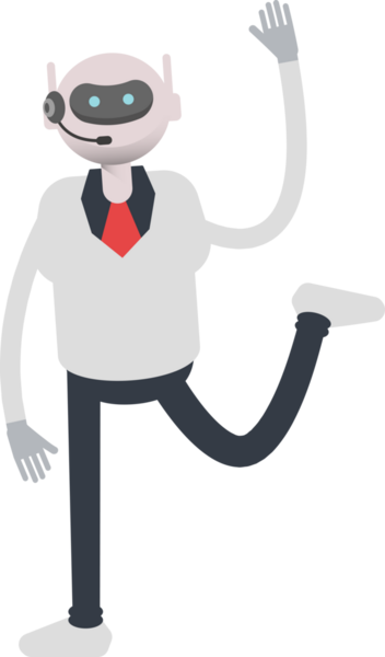 Operatör Robot Karakteri Rahatlatıcı Resimler