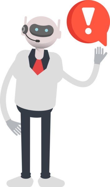 Operatör Robot Karakteri ve Hata İşareti