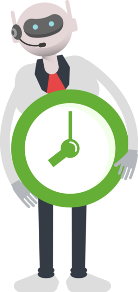 Operatör Robot Karakteri Tutma Saati