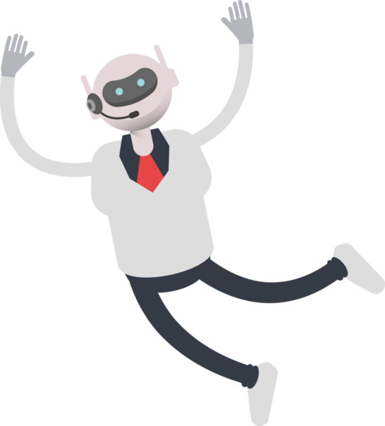 Operatör Robot Karakteri Rahatlıyor ve Atlıyor