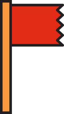 Kutup Simgesinde Kırmızı Bayrak