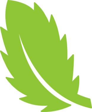 Kabartma biçiminde yaprak izole edilmiş simge