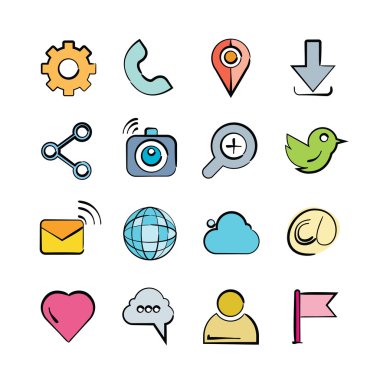 Sosyal ağ simgeleri