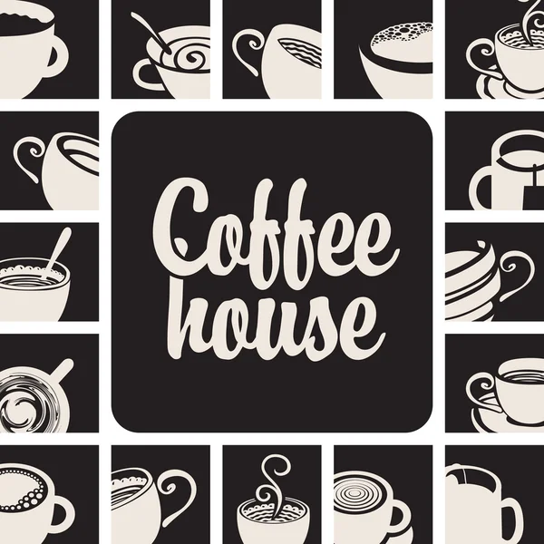 Banner for coffee house — Stock Vector