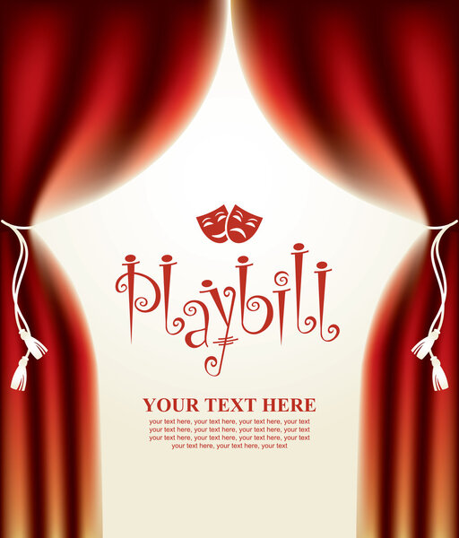 playbill with scenic scenes