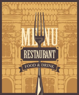 bir kafe ya da Restoran için menüsünden