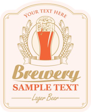 bir bardak bira bira etiketle