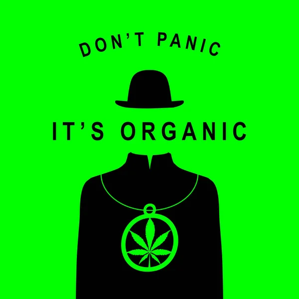 Kreatives Banner Für Die Legalisierung Von Marihuana Vektor Illustration Eines — Stockvektor
