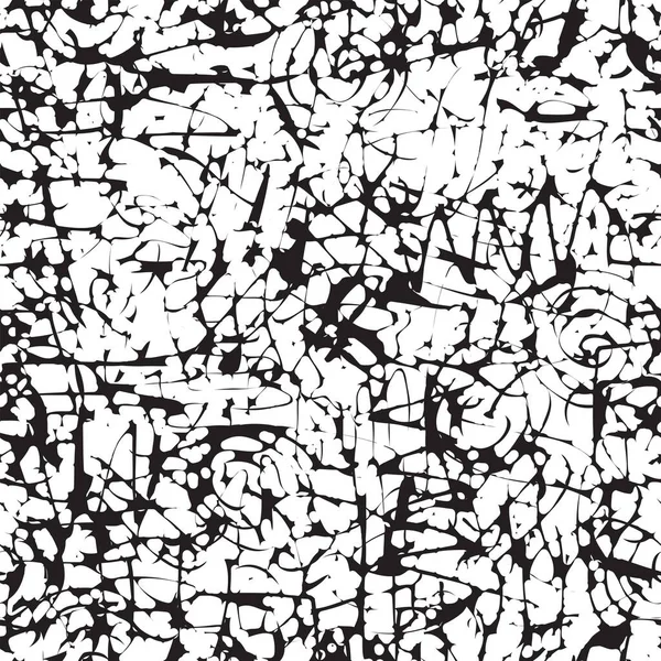 Абстрактный Бесшовный Рисунок Нечеткими Каракулями Размытыми Запутанными Линиями Гранжевом Стиле — стоковый вектор