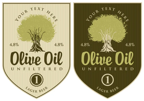Olej olivový — Stockový vektor