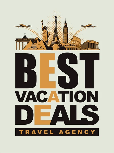Agencia de viajes — Archivo Imágenes Vectoriales