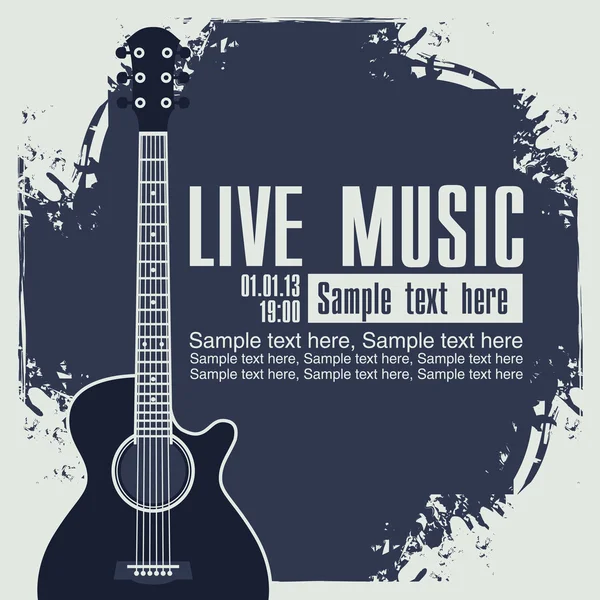 Musique live — Image vectorielle