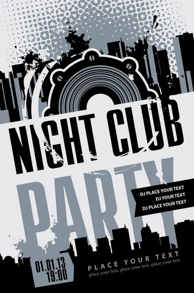 Night club — Stock Vector