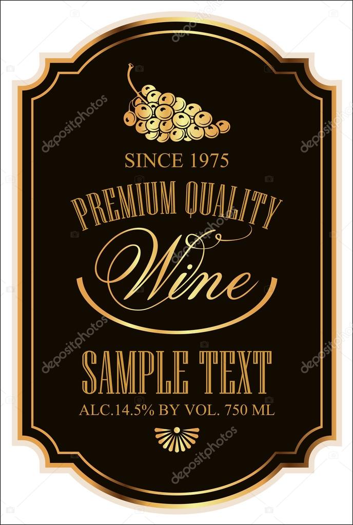 Wine label