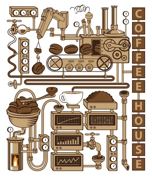 Kaffeehaus — Stockvektor