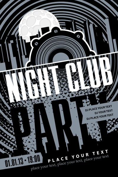 Club nocturno — Vector de stock