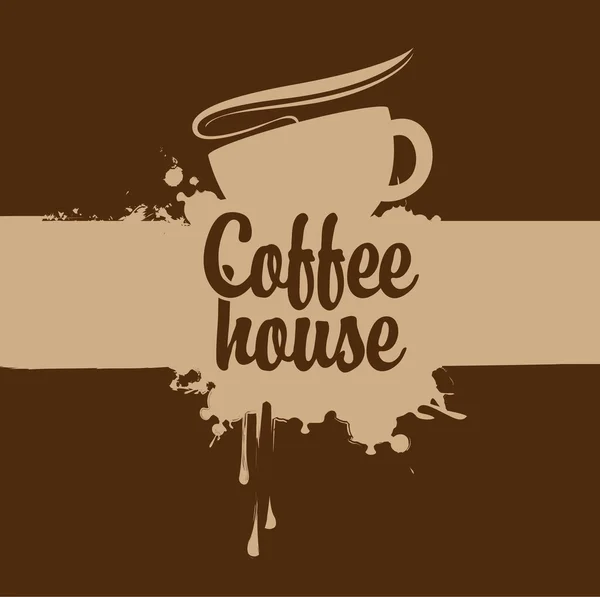 Coffee house — Stock Vector