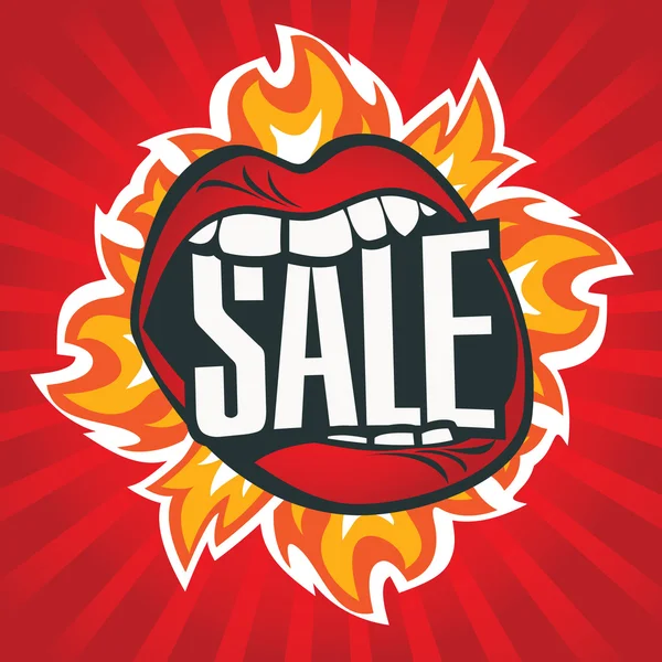 Hot sale — Stock Vector