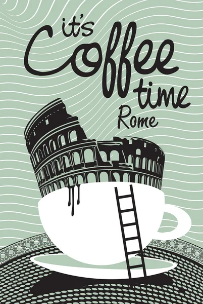 Café Rome — Image vectorielle
