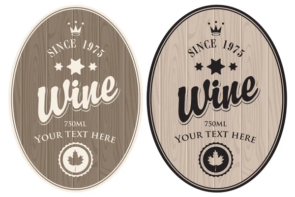 Wine label — Stock Illustration Wine label Vector Graphics