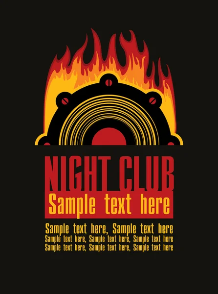 Night club — Stock Vector