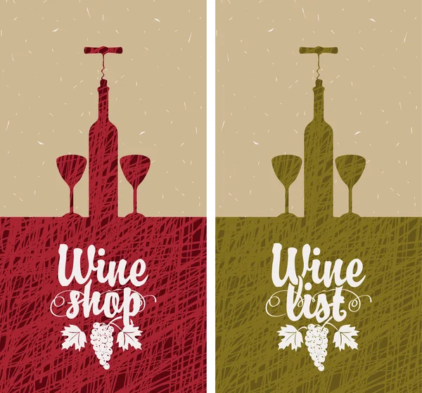 şarap listesi ve Dükkanı