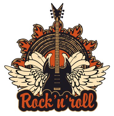 bir rock and roll için poster