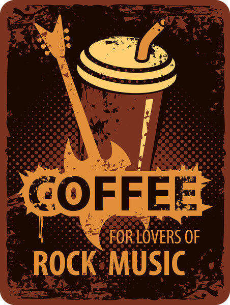 Coffee lovers of rock music