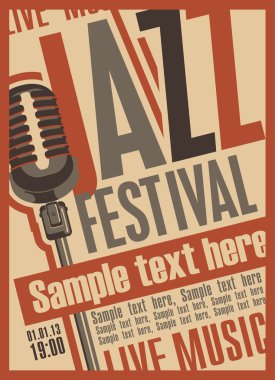 Caz Festivali için poster