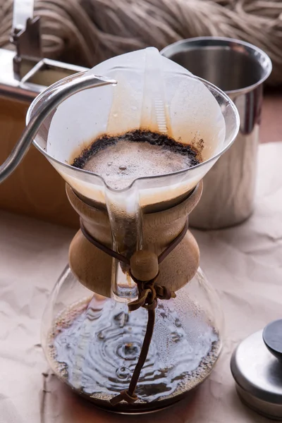 Tropfen Kaffee Espresso — Stockfoto