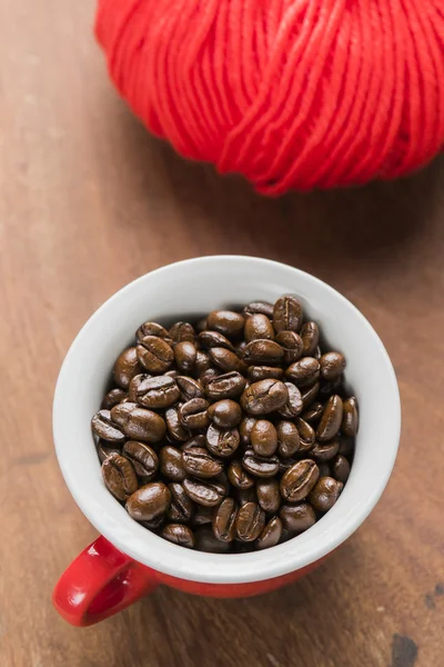 Chicchi di caffè arabica — Foto Stock