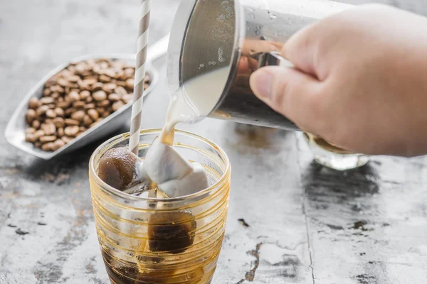 Arabica Iced Cafe Latte — Stockfoto