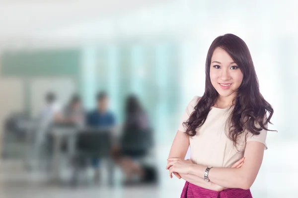 Portrait of young asia businesswoman — Stock Photo, Image