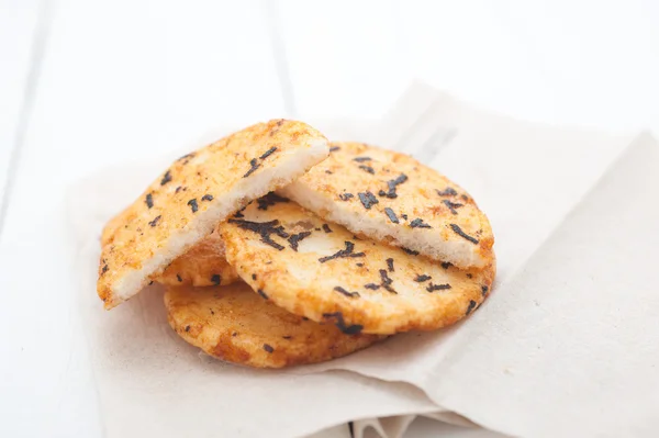 Galletas saladas con algas Imagen De Stock