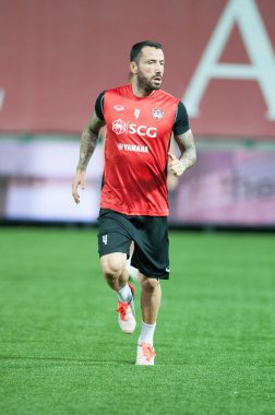 oyun Bg Fc.Vs sahası Moangtong önce eğitim