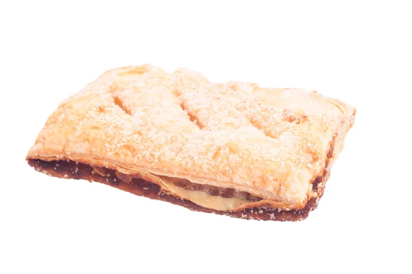 Galletas en pila aisladas en blanco — Foto de Stock