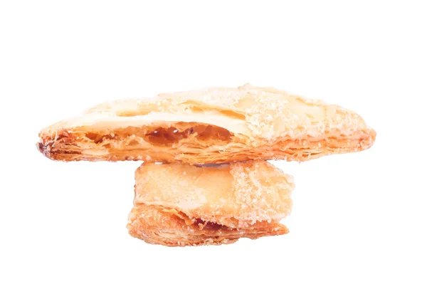 白で隔離スタックのクッキー — ストック写真