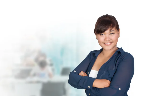 Asian businesswoman in her office — Stock Photo, Image