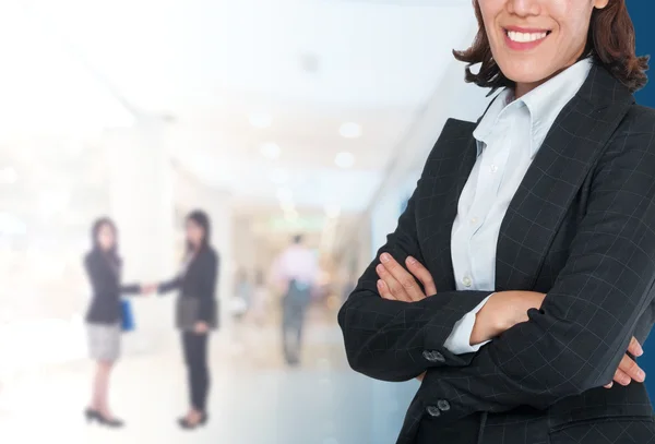 Portrait of young asia business woman — Stock Photo, Image