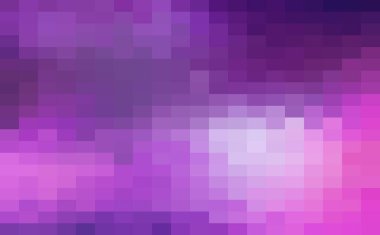 Purple Grid Mosaic Background, Creative Design Templates. abstract colorful gradient rectangles check . Background of squares Different pixel pattern shades.