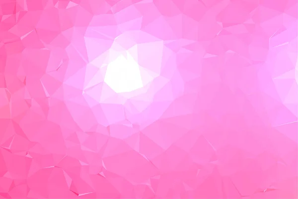 Résumé Texturé Fond Polygonal Rose Faible Poly Géométrique Composé Triangles — Image vectorielle