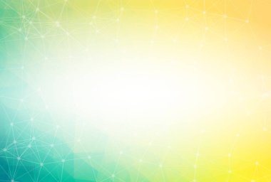 Renkli düşük polimer arka plan. Çokgen tasarım modeli. Parlak mozaik modern geometrik tasarım, Yaratıcı Tasarım Şablonları. Noktalarla birleştirilmiş çizgiler.