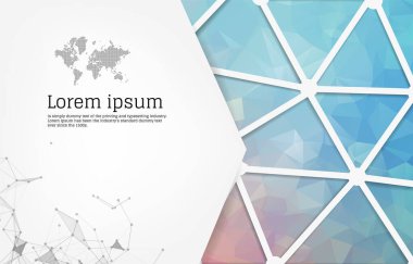 soyut geometrik üçgenler arka plan