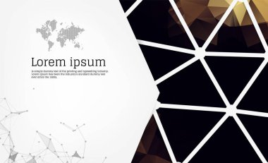 soyut geometrik üçgenler arka plan